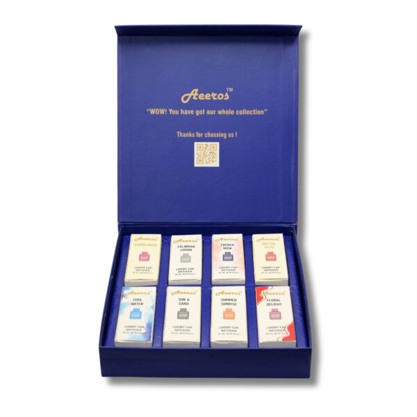 Aeeros Set of 8 Long-Lasting Car Perfumes Combo - Image 9
